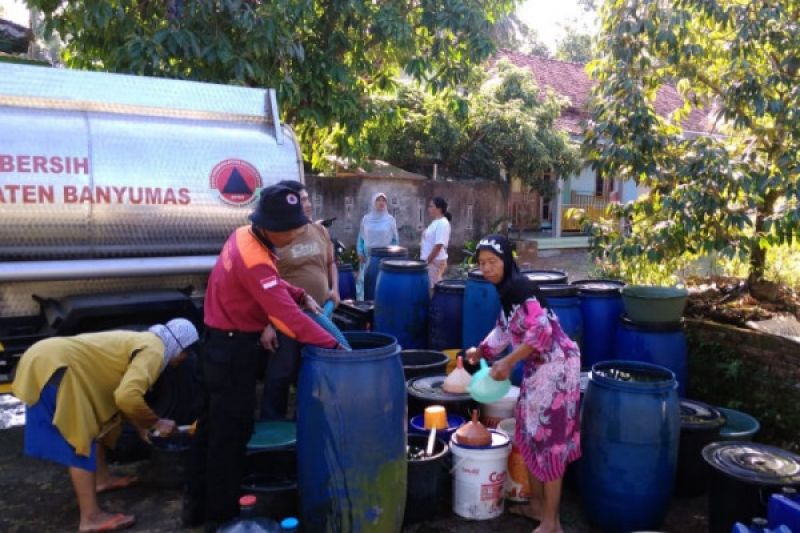 Kekeringan di Banyumas meluas