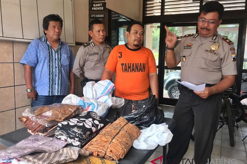 Dibekuk, pembobol toko batik Pasar Klewer