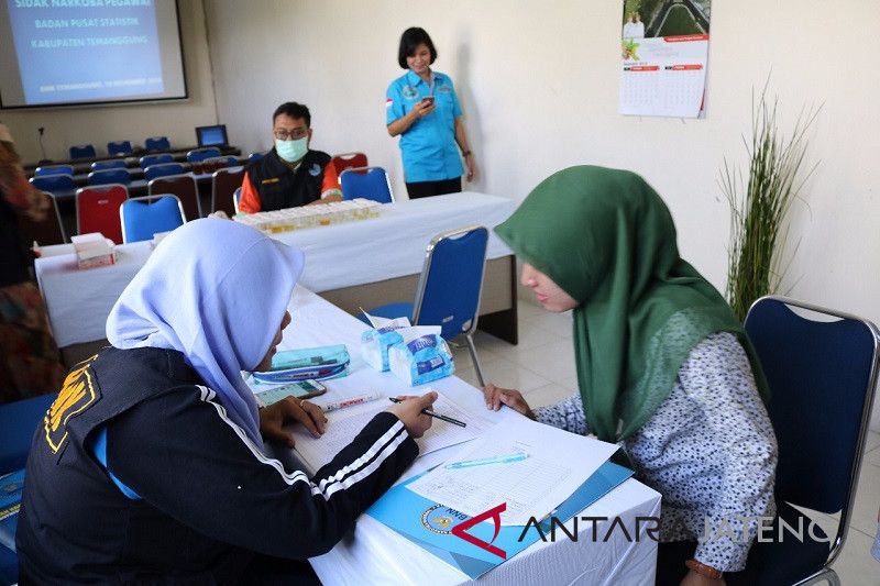 BNN tes urin pegawai BPS Temanggung