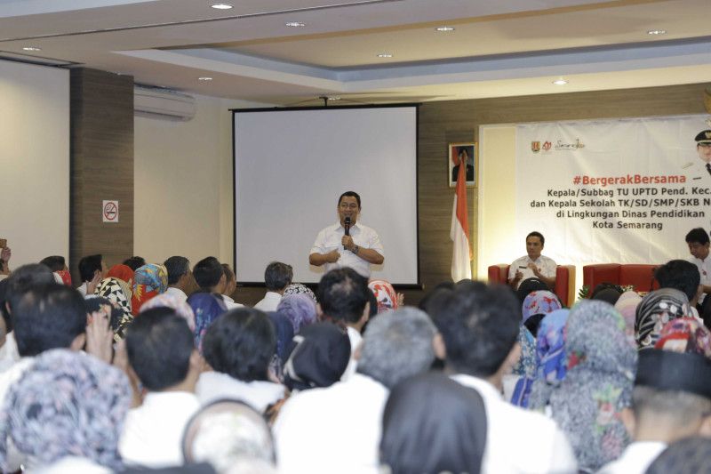 Hendi minta kepala sekolah tentukan skala prioritas pembangunan