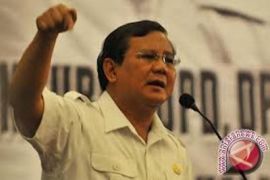 Gerindra siap mengusung Prabowo sebagai capres