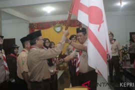 Saka Pariwisata Pramuka Disparpora Lingga dikukuhkan