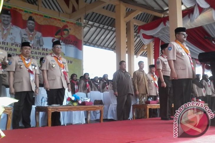 Bupati Karimun Canangkan Bulan Bakti Gotong Royong 