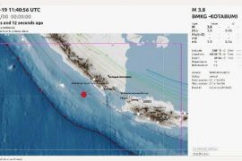 Gempa Magnitudo 3,9 Guncang Pesisir Barat Lampung