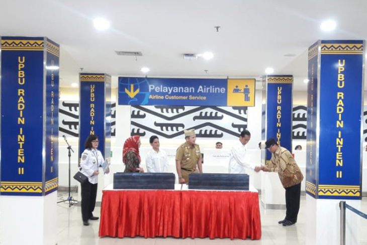 Presiden tiba di Lampung untuk resmikan operasional Terminal Bandara Radin Inten II dan JTTS