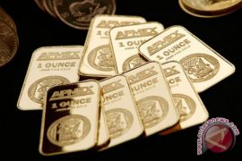Harga emas kembali naik tiga dolar AS