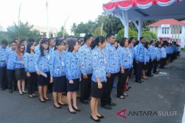 Sitaro peringati Hut Provinsi dengan upacara