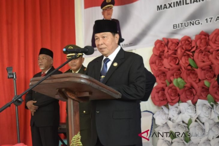 Peringatan HUT RI di Kota Bitung Berlangsung Khidmat