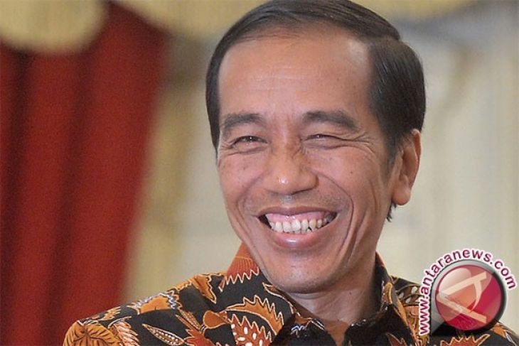 Presiden Jokowi tertawa sampai akhir di ultah Megawati 