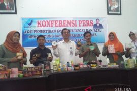 BPOM Kendari amankan produk kosmetik tanpa izin