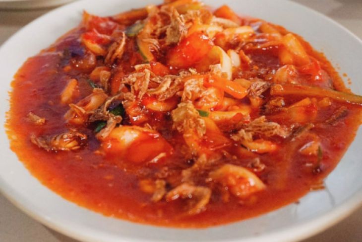 Kepiting saus padang Sambal Cafe menggoyang lidah