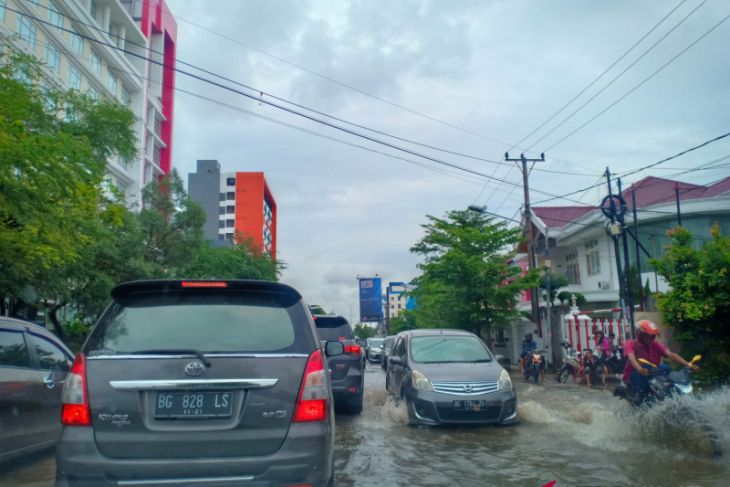 Banjir Kepung Kota Palembang