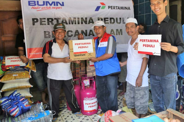 Pertamina bantu korban banjir Mangkang
