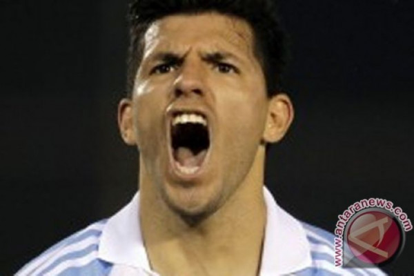 Cedera, Aguero masuk skuat Argentina hadapi Italia dan Spanyol
