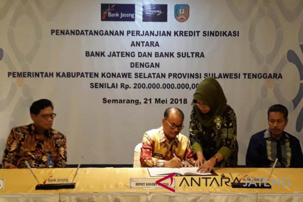 Bank Jateng salurkan kredit ke Pemkab Konawe Selatan Rp200 miliar