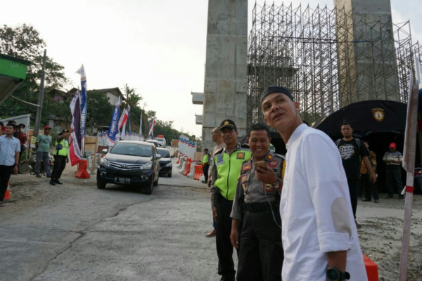 Ganjar ikut atur pemudik di Kali Kenteng
