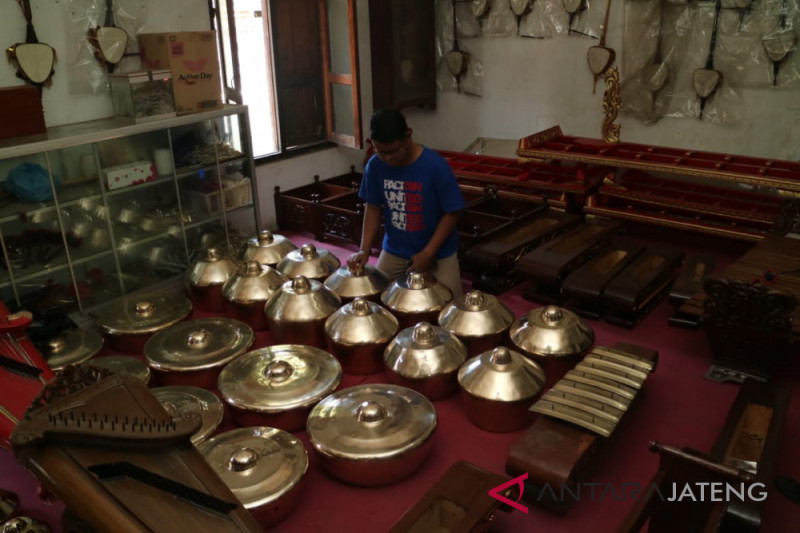 Pesanan gamelan Suwaldi hingga mancanegara