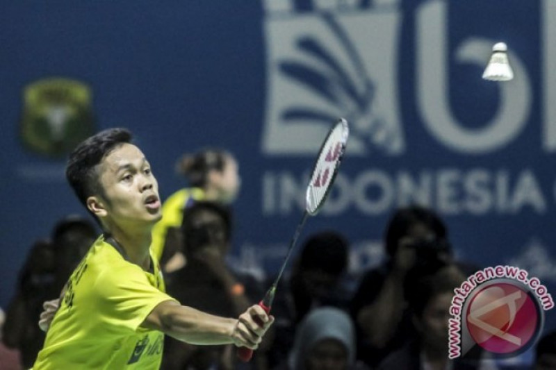 Ginting melenggang ke perempat final Jepang Terbuka