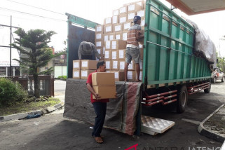 KPU Jateng: Bilik dan kotak suara sudah sampai ke kabupaten/kota
