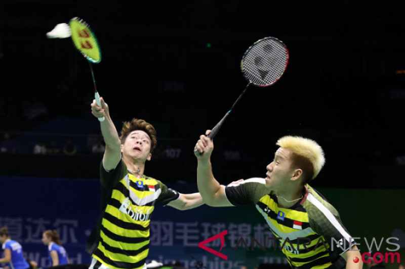 Dinyatakan salah servis, Kevin/Marcus gagal juara China Terbuka