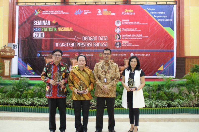 Satukan tekad membangun Kalteng dengan data, kata BPS