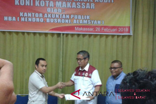 KONI Makassar raih WTP empat kali beruntun