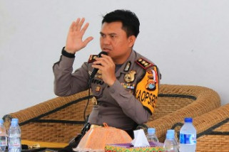 Kapolres Polman cek perairan Sulbar