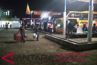 Kedatangan penumpang di Terminal Simbuang mulai meningkat