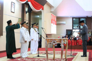 Gubernur Lantik Bupati Enrekang dan Wali Kota Parepare