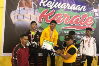 Karateka Sulsel rebut empat emas kejuaraan terbuka
