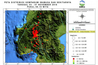 Gempa 4.0 Skala Richter kembali guncang Mamasa
