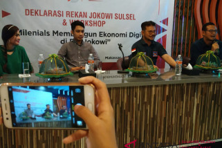 Deklarasi rekan Jokowi Sulsel dikemas workshop ekonomi