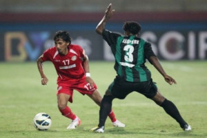 Pemain Papua mengikuti seleksi di PSM Makassar