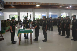 Pangdam XVII/Cenderawasih pimpin sertijab Asintel dan sejumlah Pamen