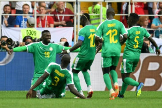 Senegal unggul 2-1 atas Polandia