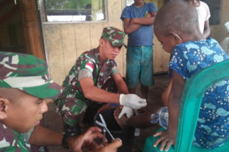 Satgas Yonif 501 Kostrad gelar pemeriksaan kesehatan di panti asuhan