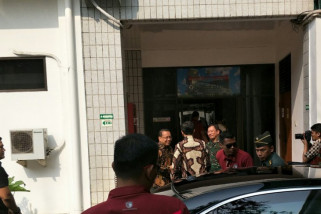 Presiden Jokowi jenguk Habibie di RSPAD