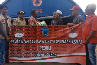 Pemkab Asmat bantu korban gempa Lombok